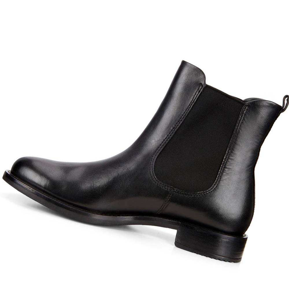 Women's Ecco Sartorelle 25 Chelsea Boots Black | USA 22JPQ